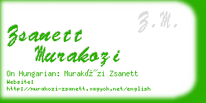 zsanett murakozi business card